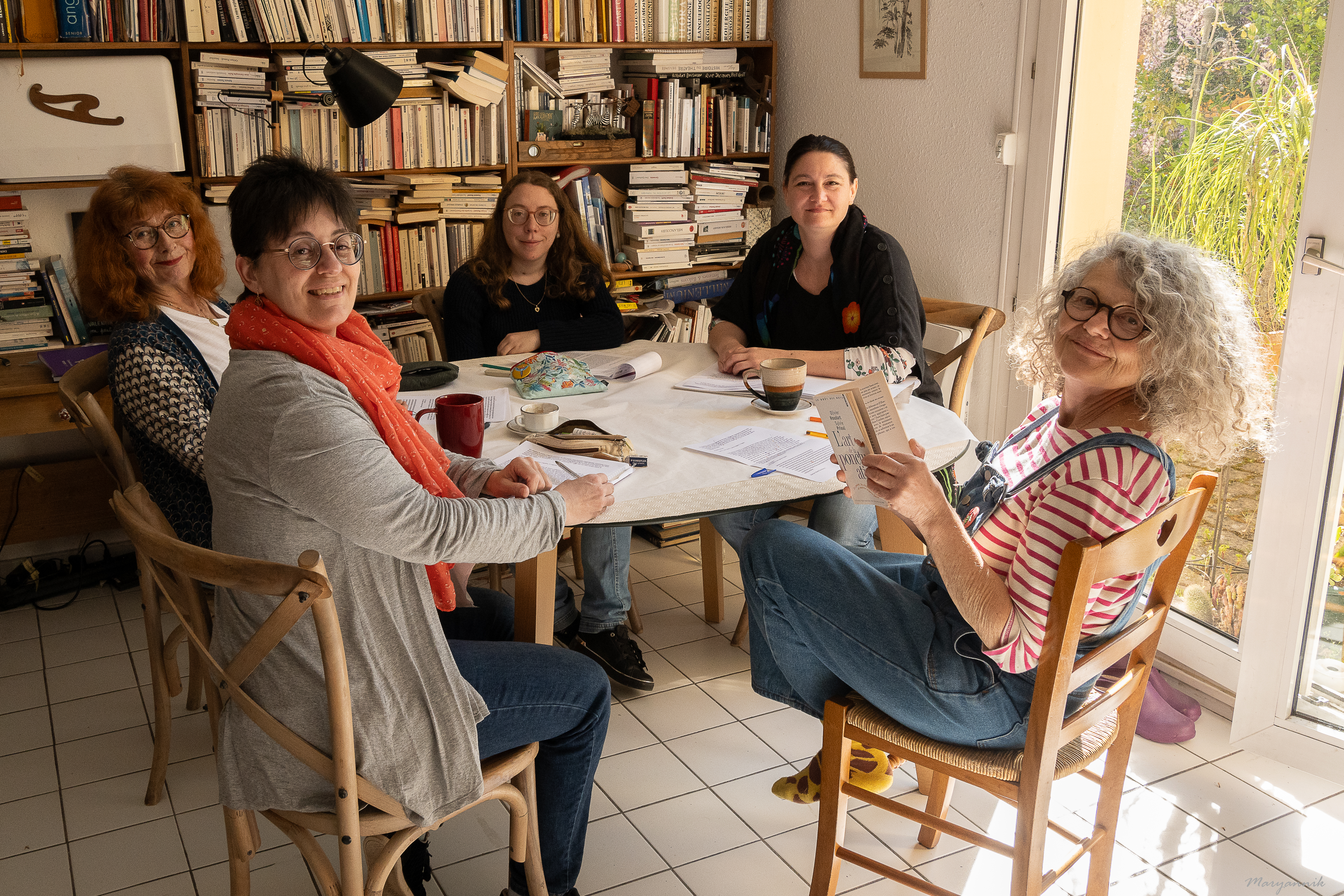 Atelier d’écriture en groupe
